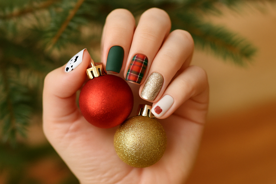 Holiday Nail Wraps You’ll Actually Want to Wear