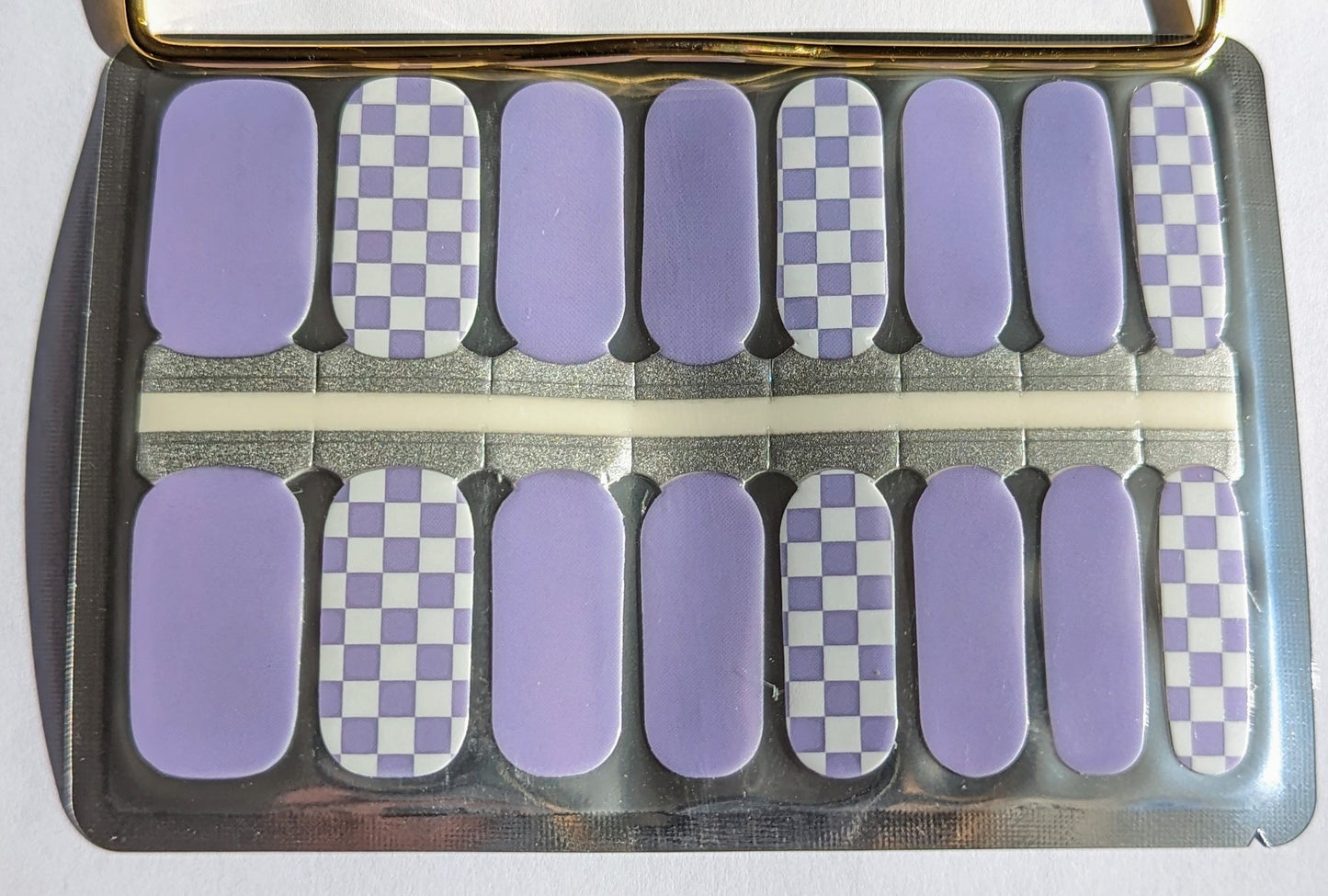 Lilac Checkerboard